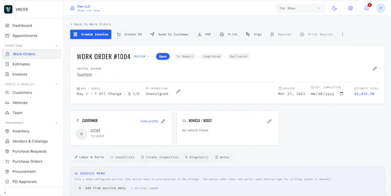 VMOTEK screenshot 5