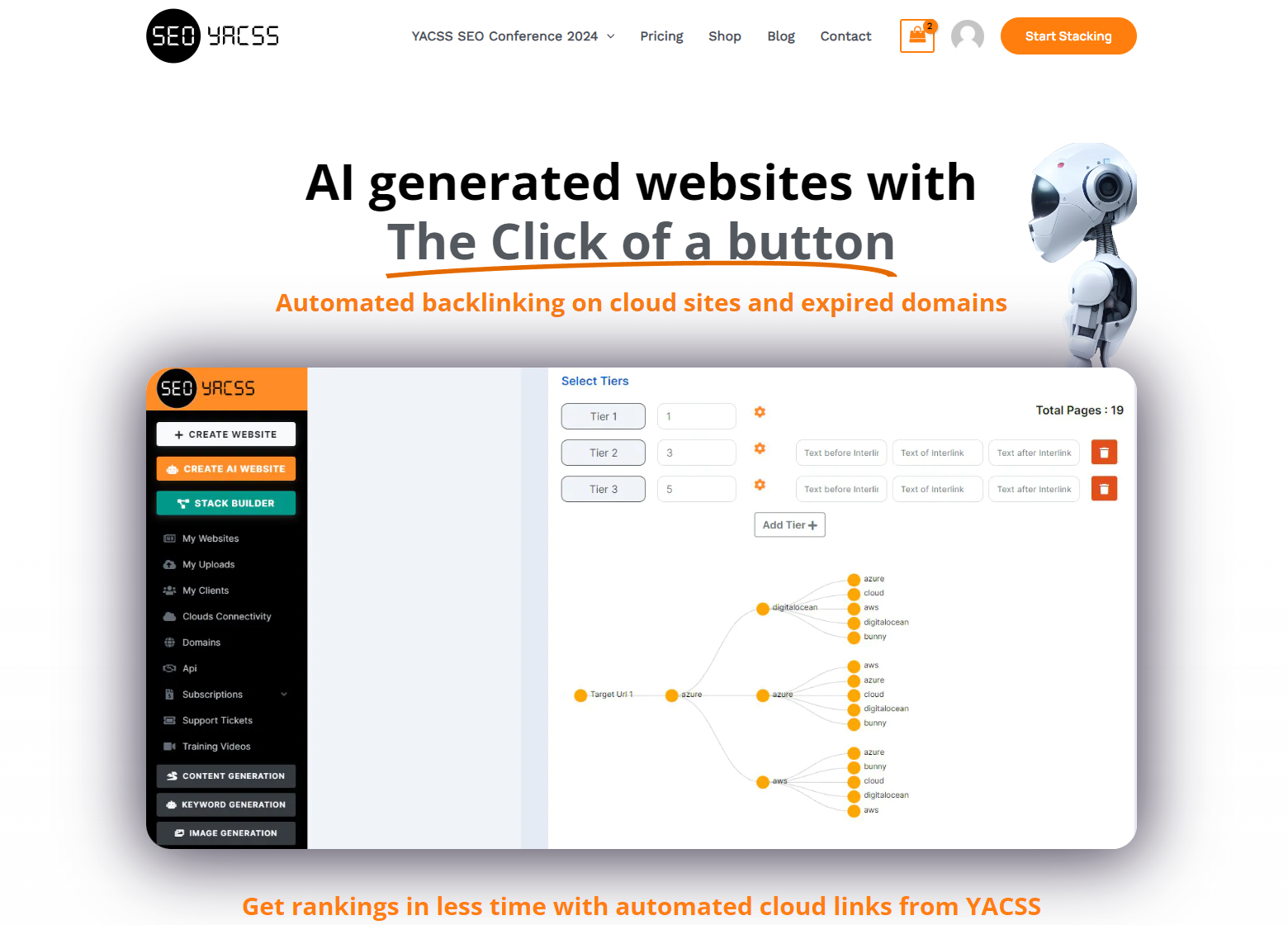 Media Yacss - Các trang web được tạo AI và liên kết đám mây 2