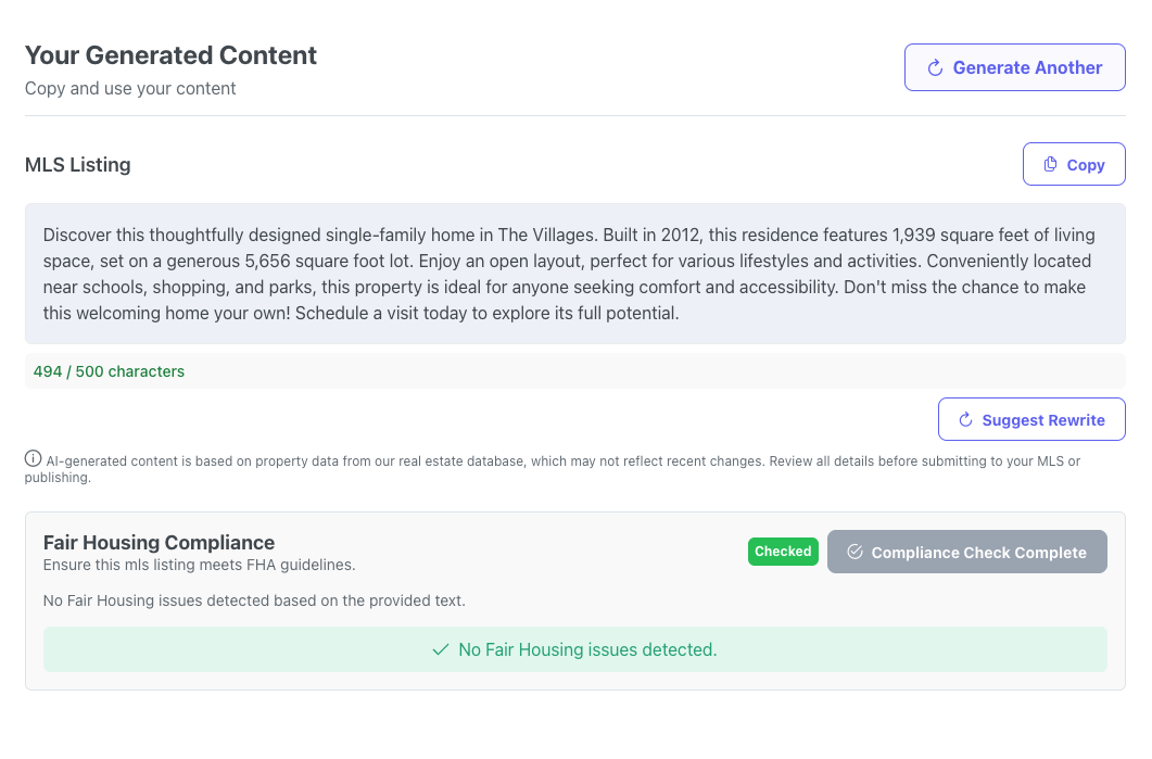 MLS Writer App gallery image