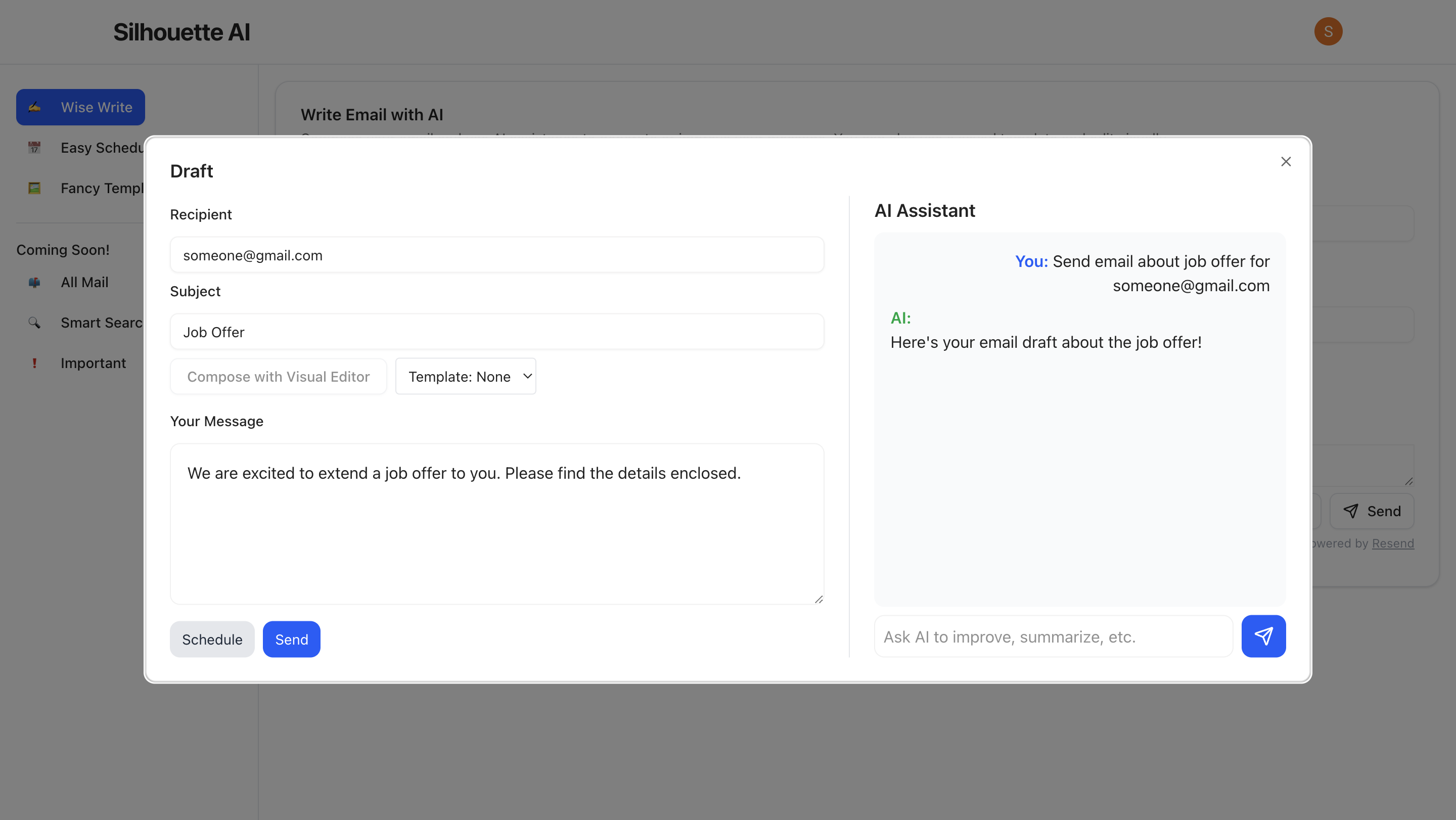 Silhouette AI gallery image