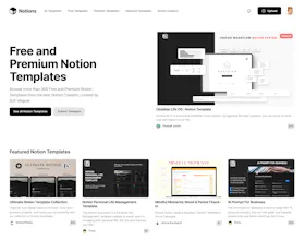 Notions.ws Notion Template Marketplace gallery image