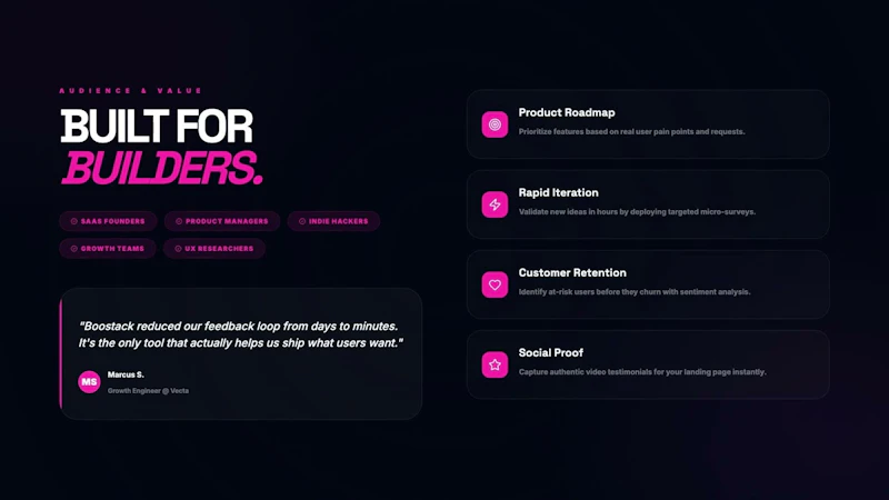 Boostack screenshot 1 (video preview)