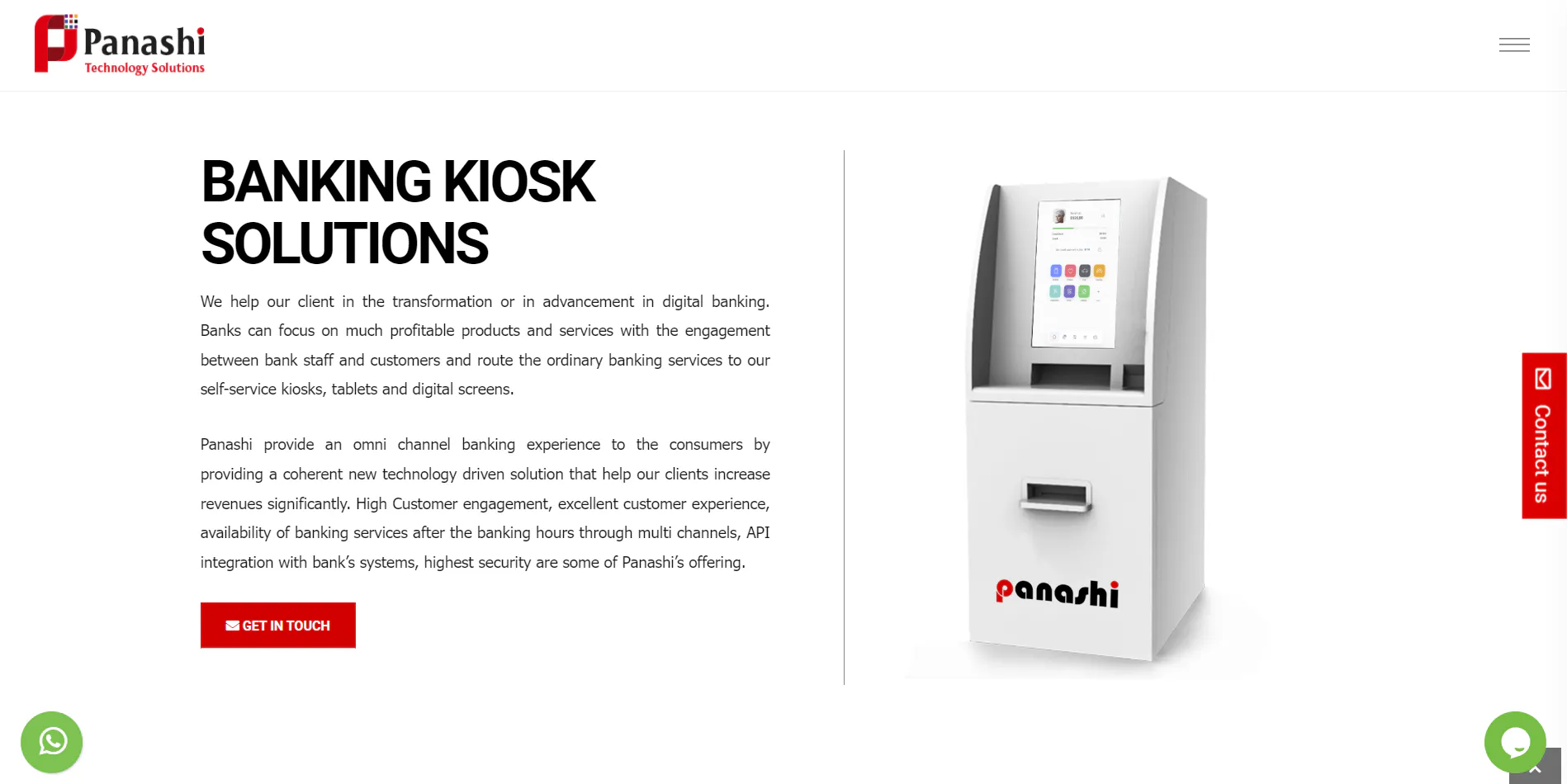 Panashi's Banking Self-service Kiosks gallery image