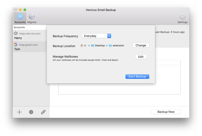 Horcrux Email Backup gallery image