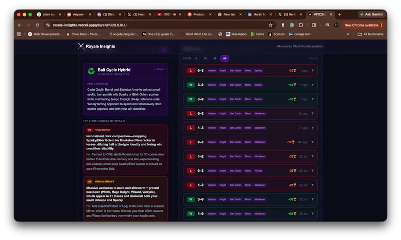 Royale Insights screenshot 2