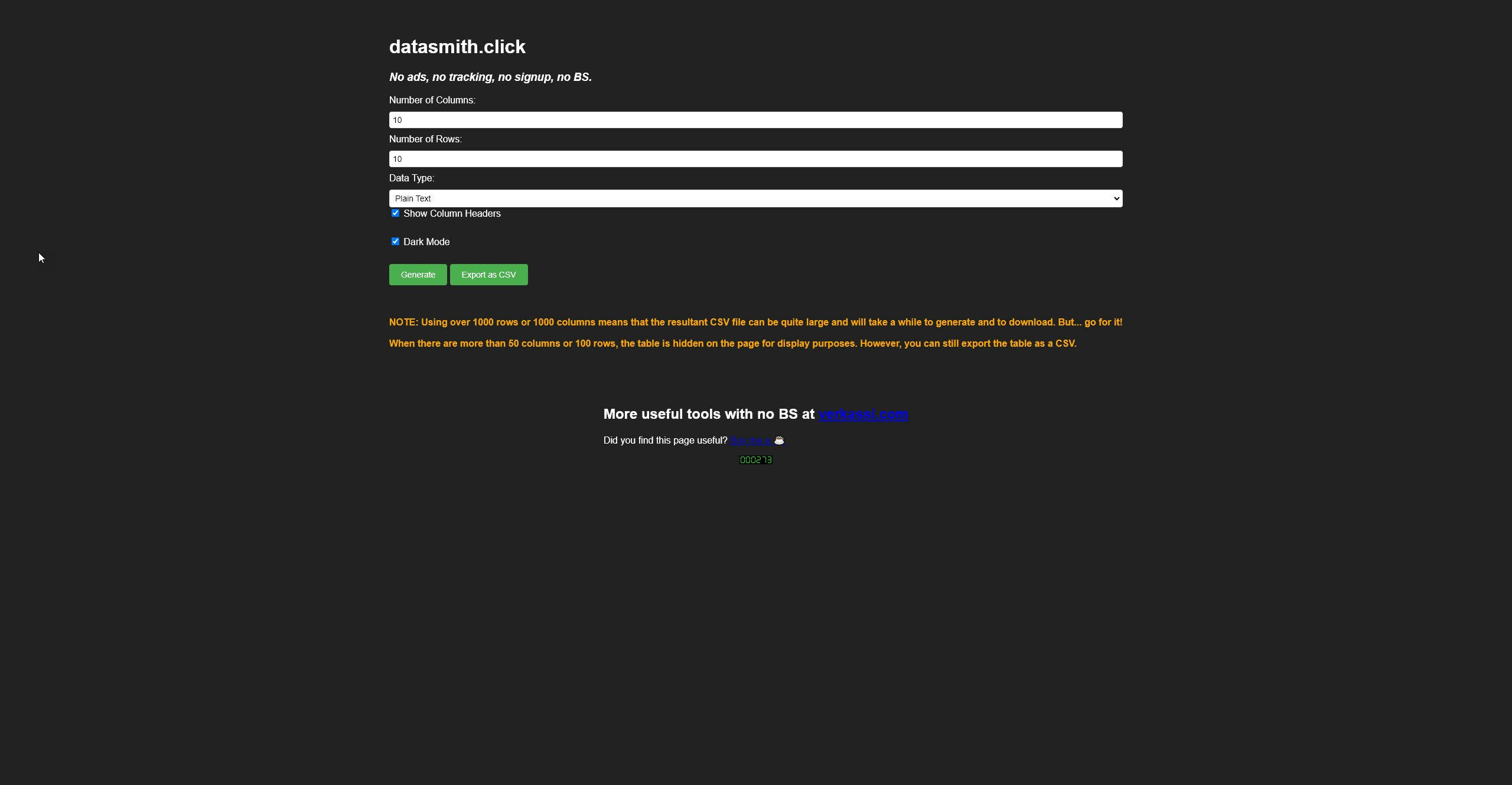 Media DataSmith.click - Một trình tạo dữ liệu giả miễn phí, đơn giản 1