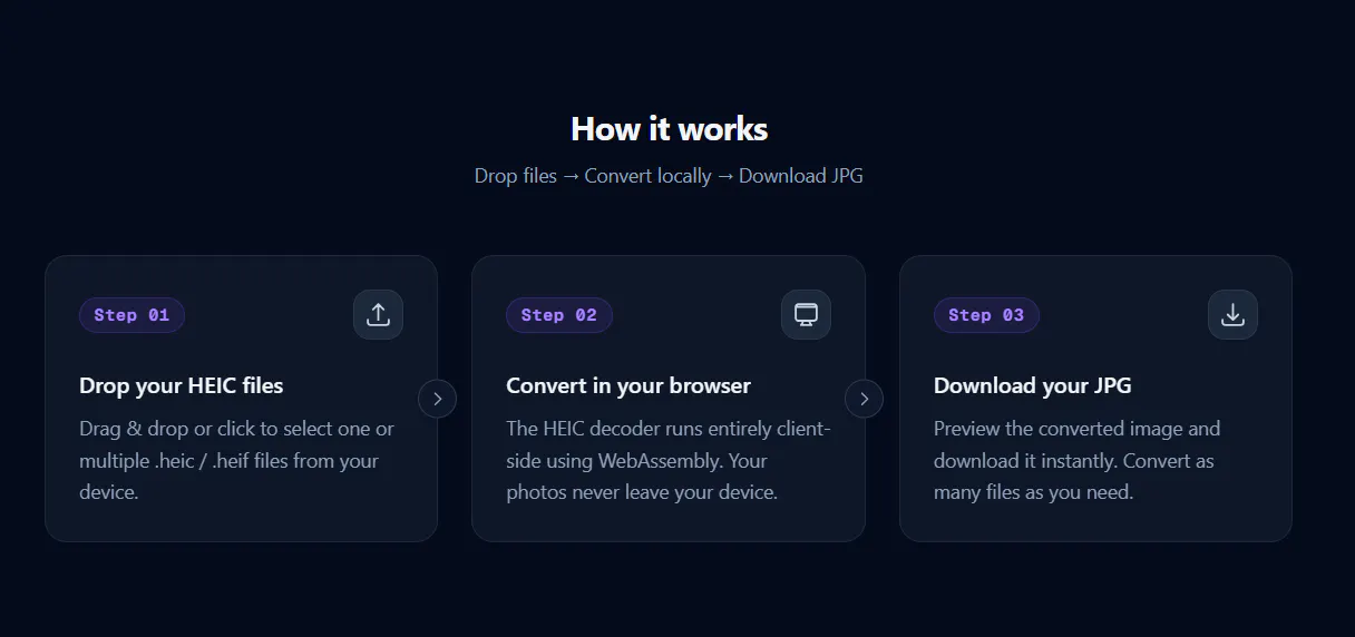 HEIC to JPG Converter gallery image