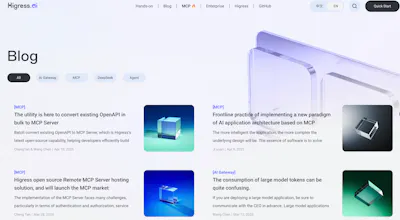 Higress MCP Marketplace gallery image