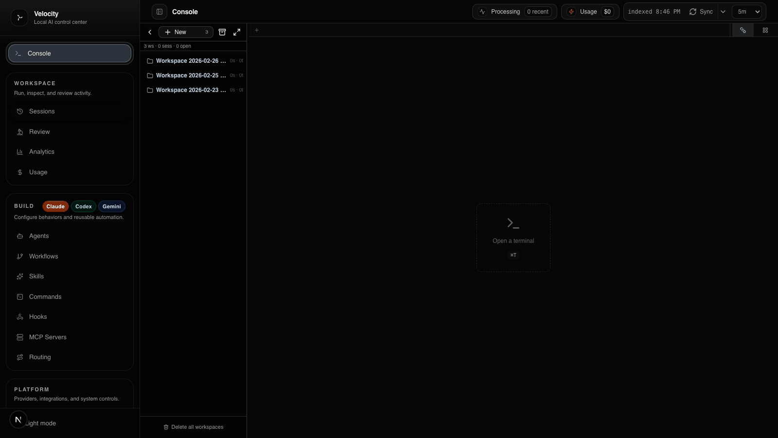 Velocity - Screenshot 3 showing product features and functionality