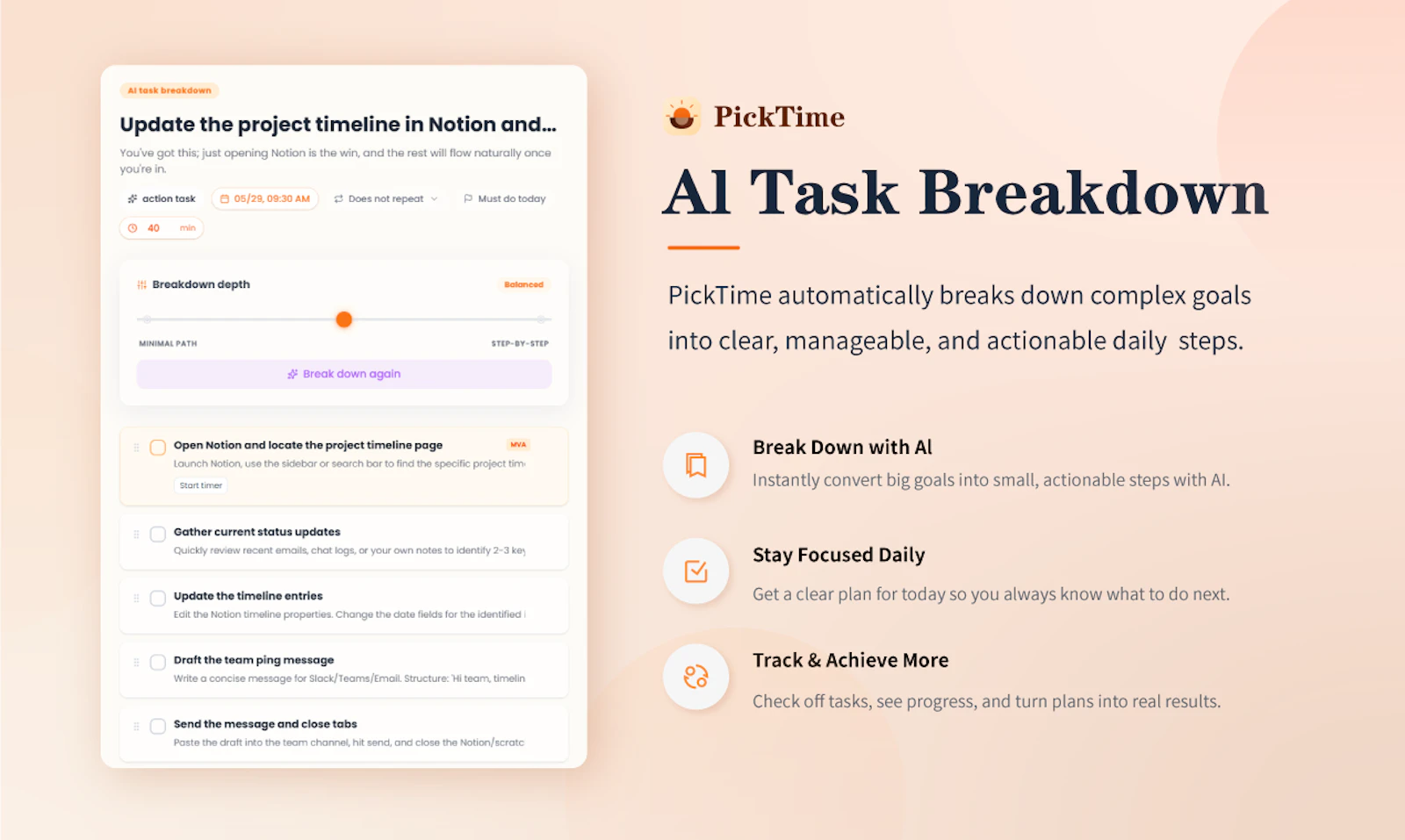 PickTime screenshot 3