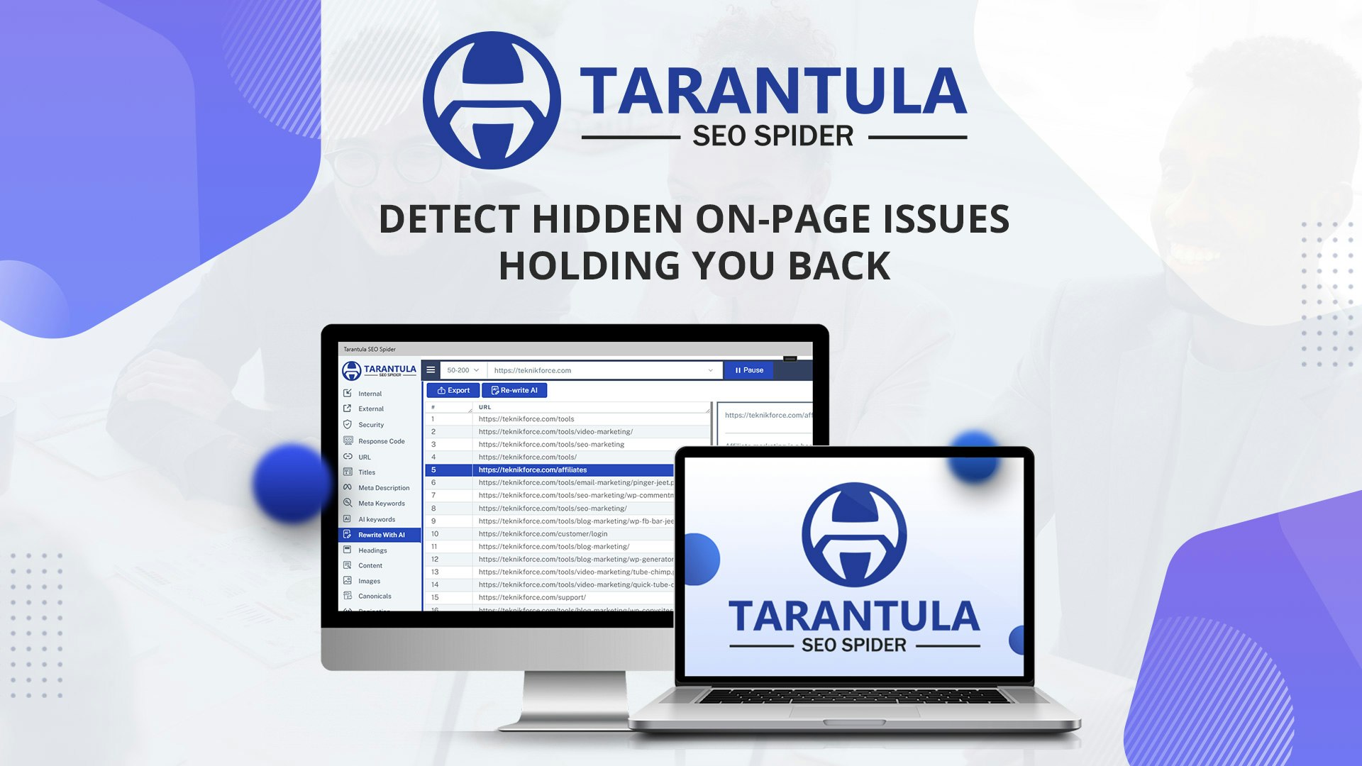 Tarantula SEO Spider - Rank higher on the serps with higher quality seo audits media 6