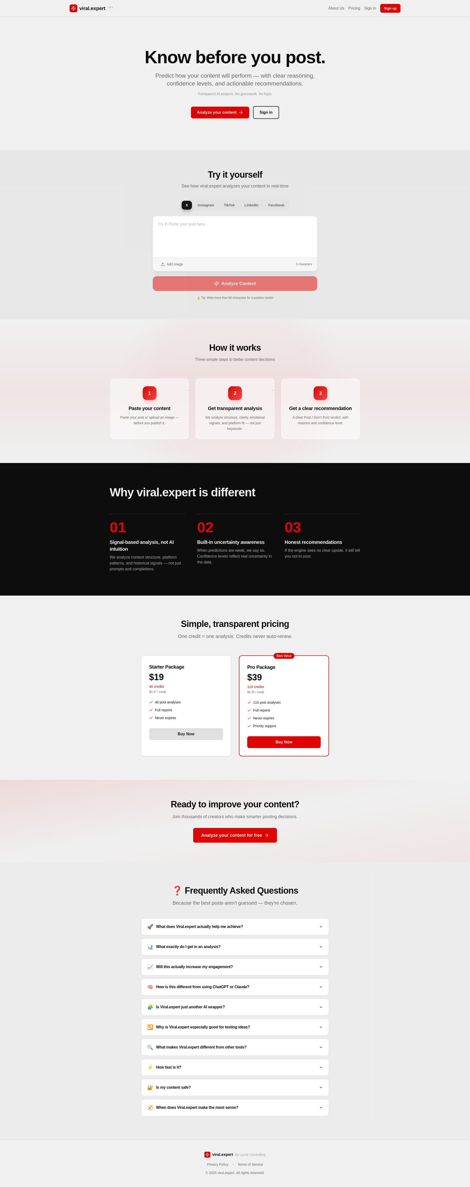 viral.expert - Main product screenshot demonstrating key features and user interface