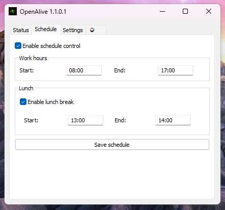 OpenAlive — Keep your PC active gallery image