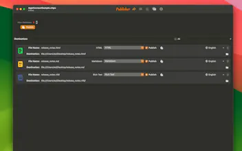 Changelog Publisher gallery image