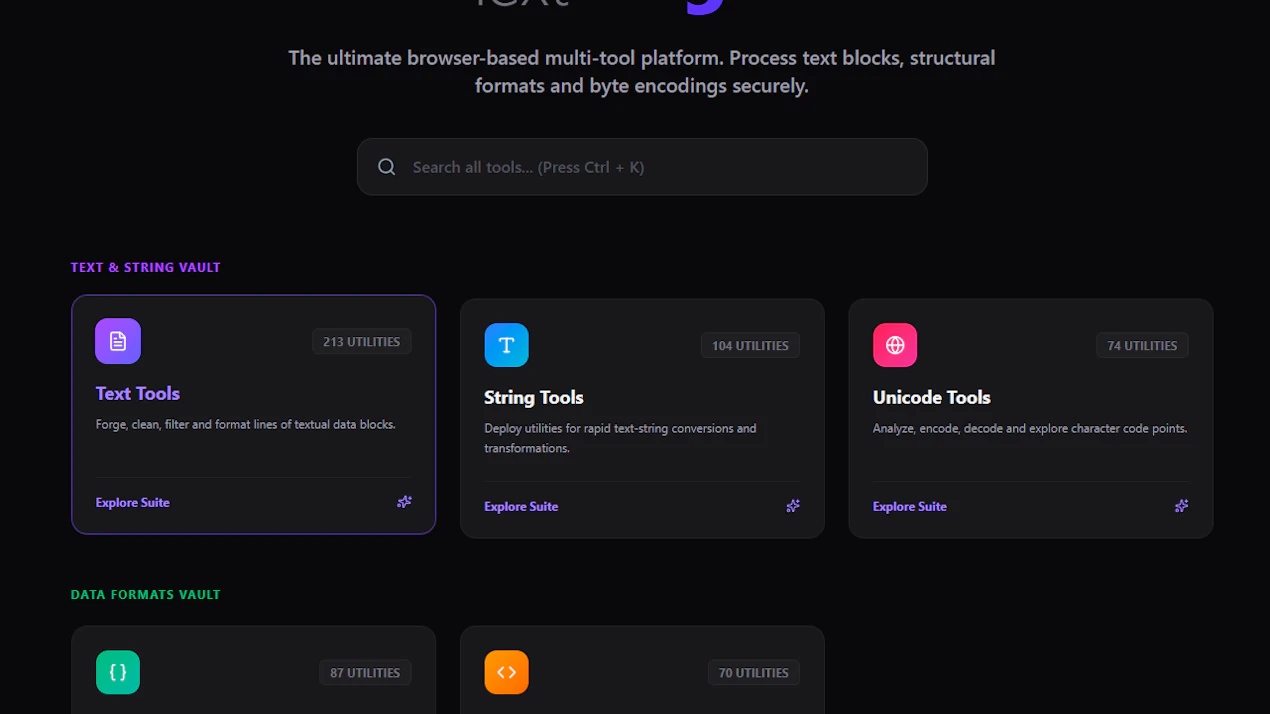 TextForge Hub product