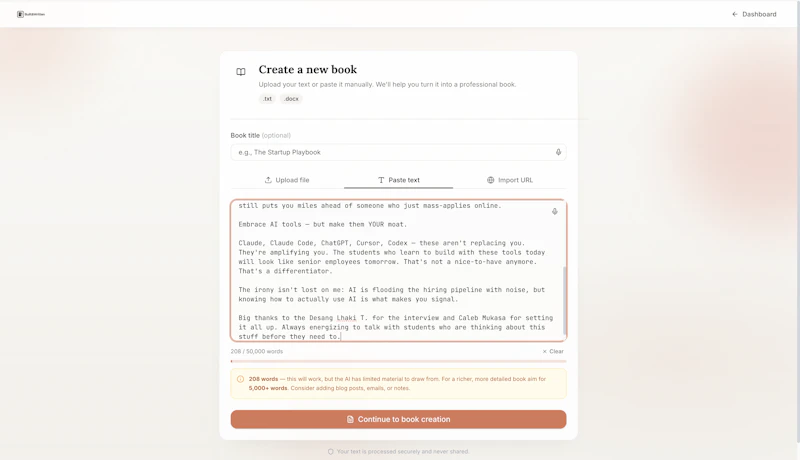 Built&Written screenshot 3