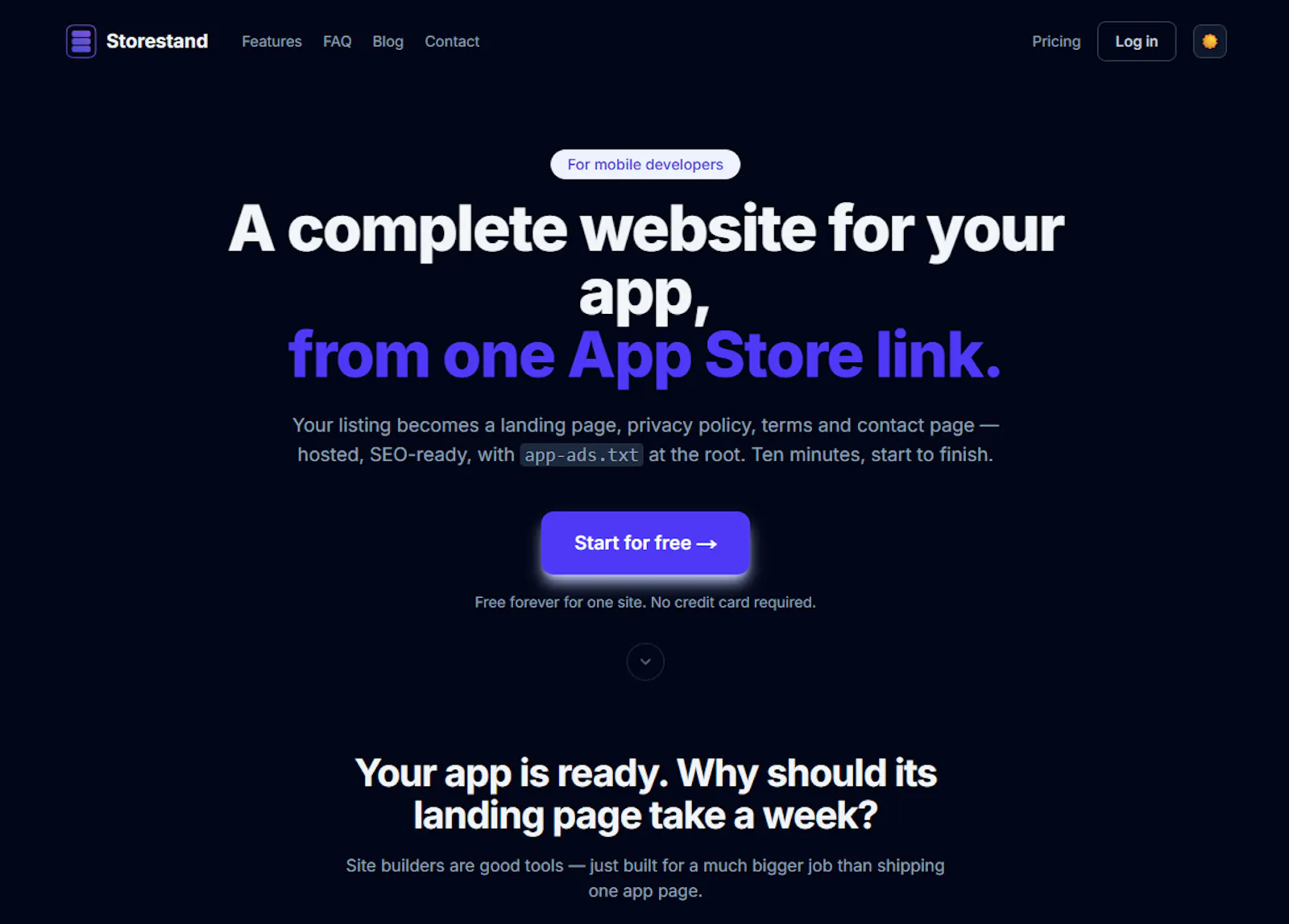 Storestand — launch screenshot 4