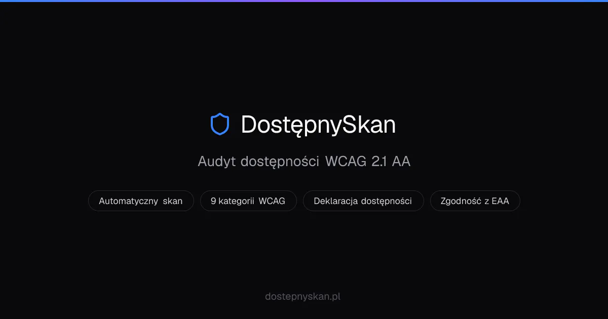 Banner del producto DostępnySkan