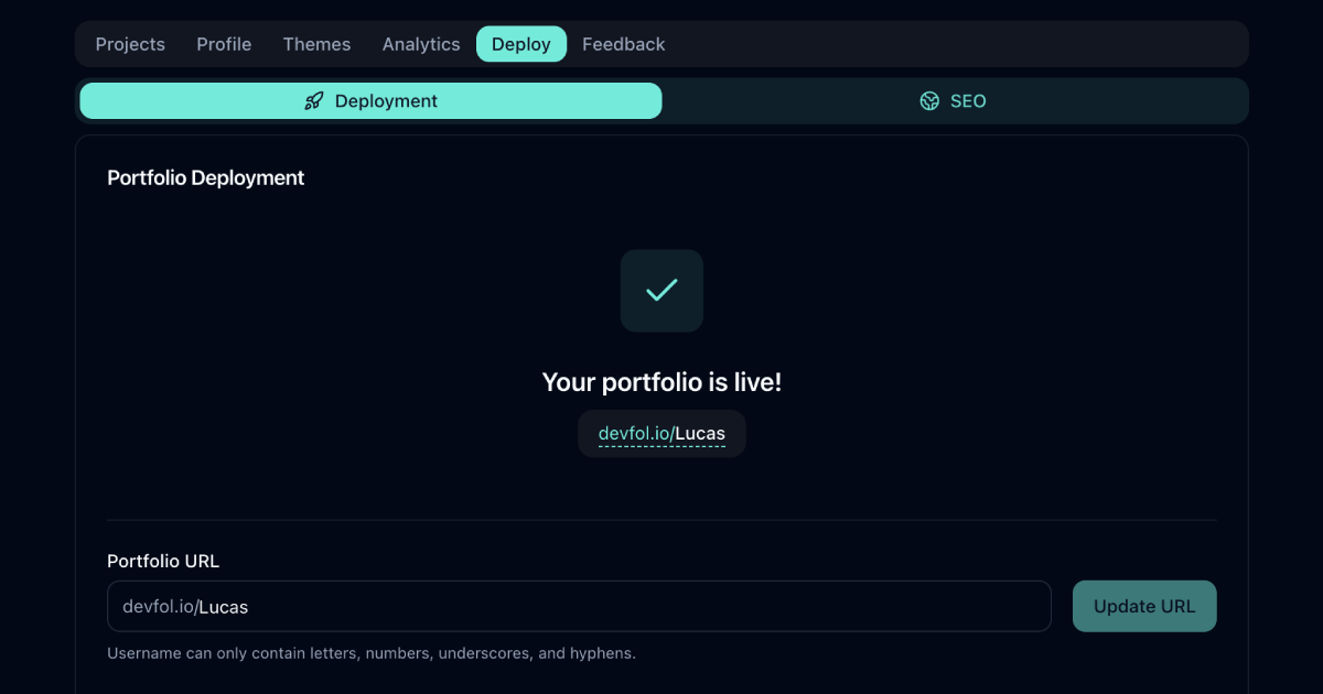 Devfol.io gallery image