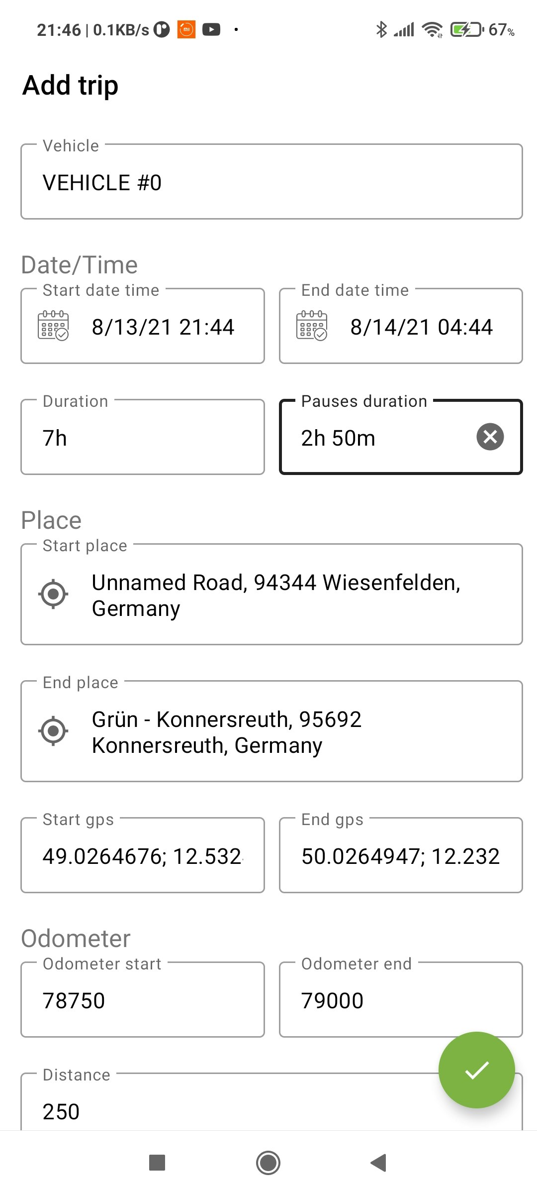 Logbook and fleet management app gallery image