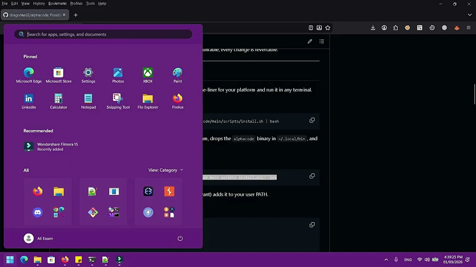 Alphacode screenshot 1 (video preview)