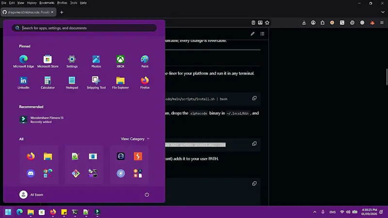 Alphacode screenshot 1 (video preview)