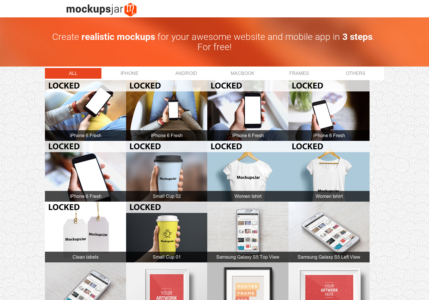 Download Mockupsjar Create Realistic Mockups For Your Website Mobile Apps Product Hunt