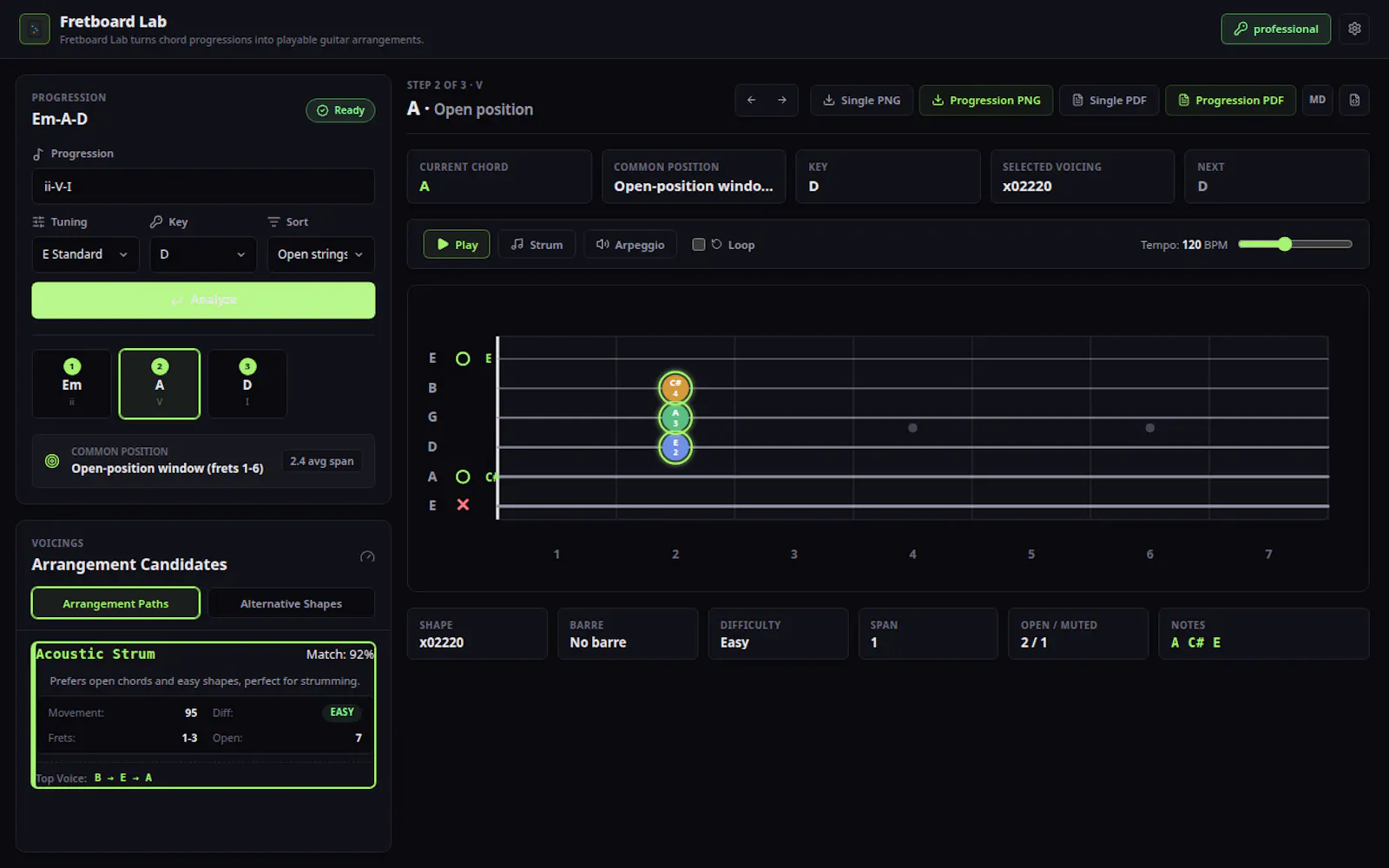 Fretboard Lab screenshot 2