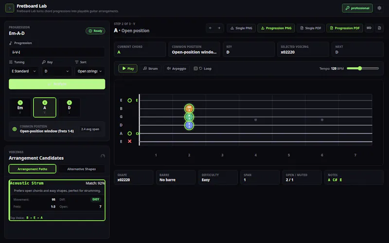 Fretboard Lab screenshot 2