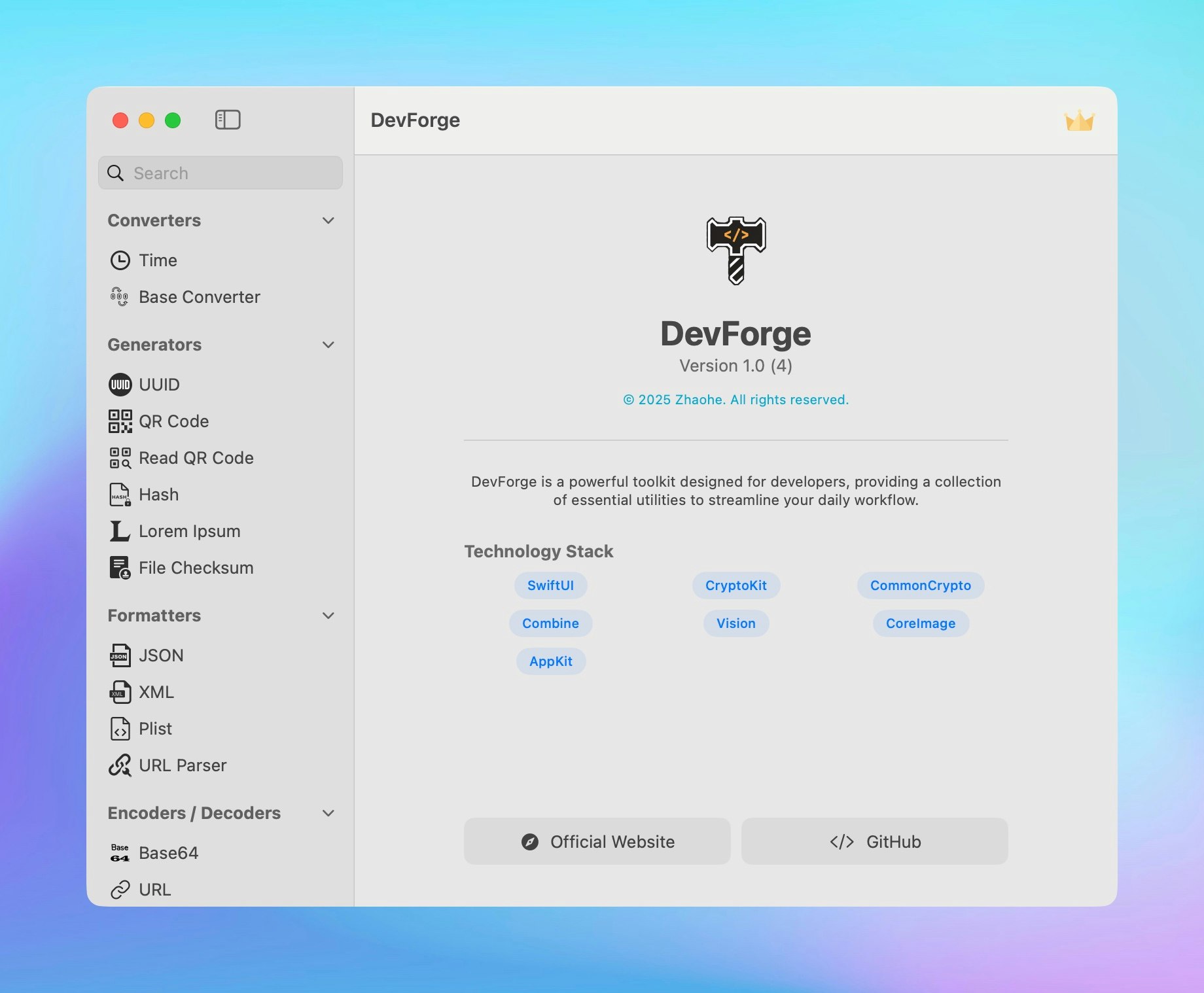 Média Devang - Boîte à outils de développeur sans source open source 1