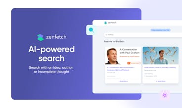 Jornada de conteúdo simplificada com Zenfetch: conectando os usuários com informações de forma fácil e sem interrupções.