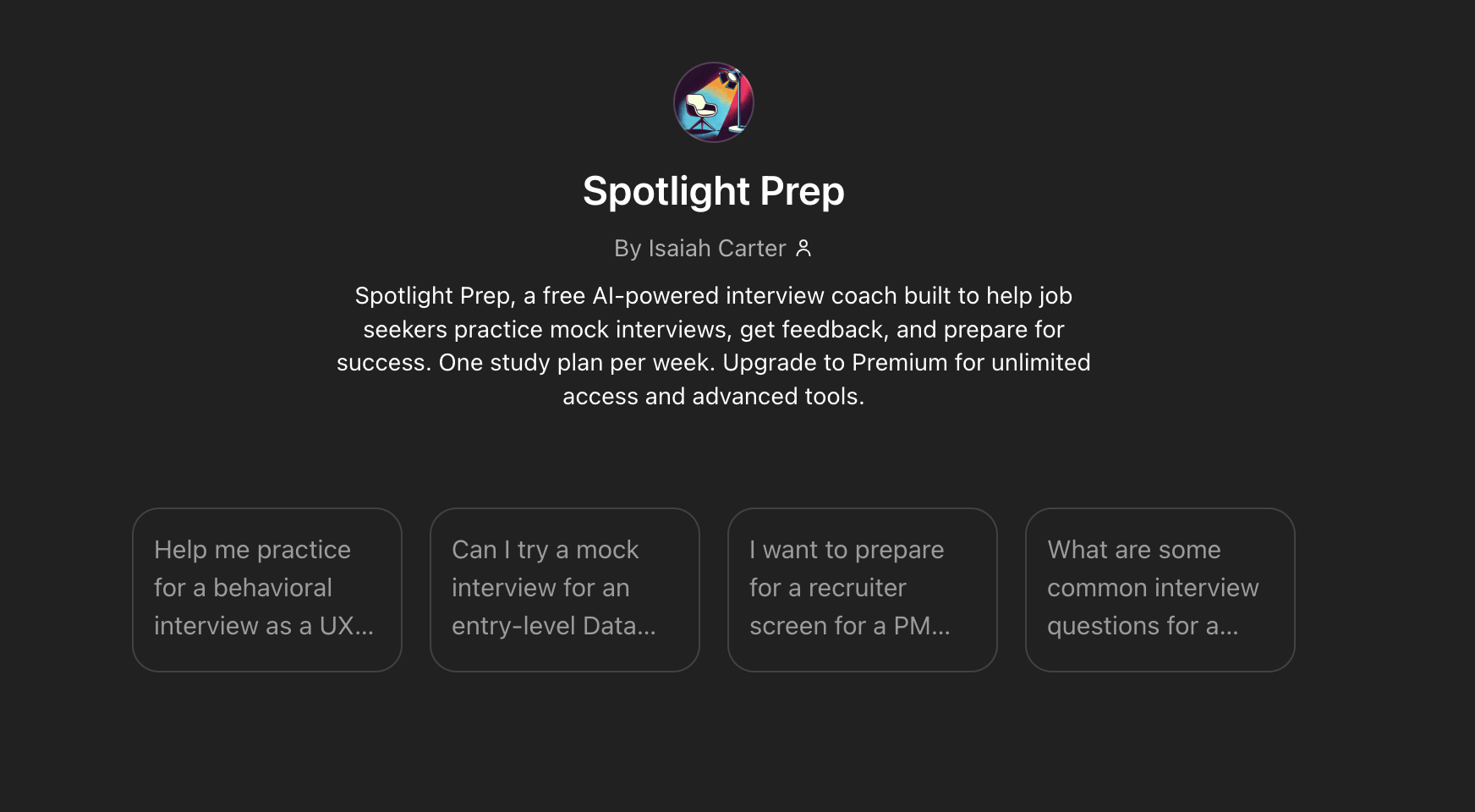 Spotlight Prep media 1