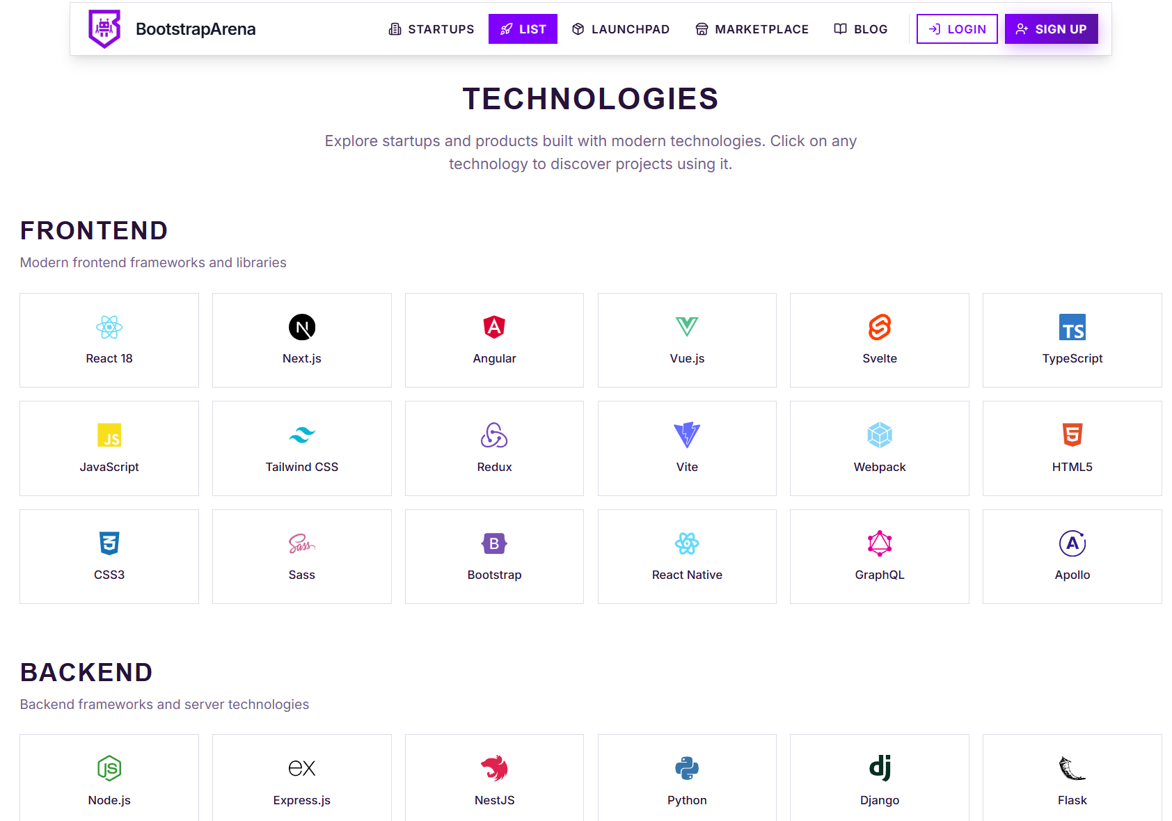 BootstrapArena - Screenshot 5 showing product features and functionality