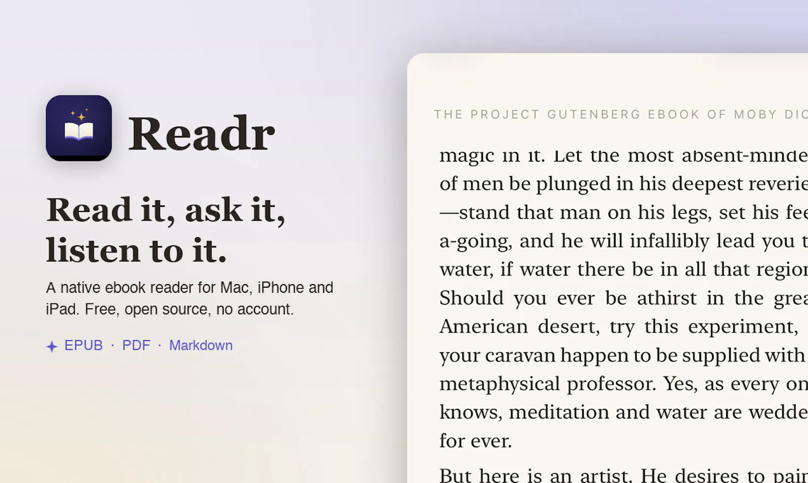 Readr screenshot 1