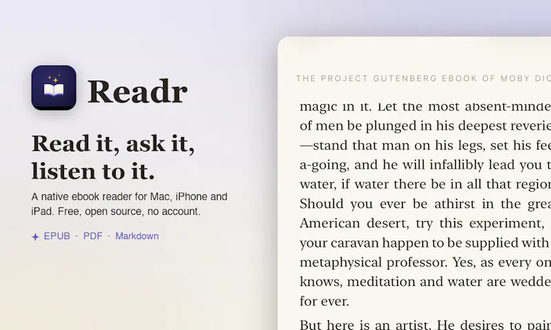 Readr screenshot 1