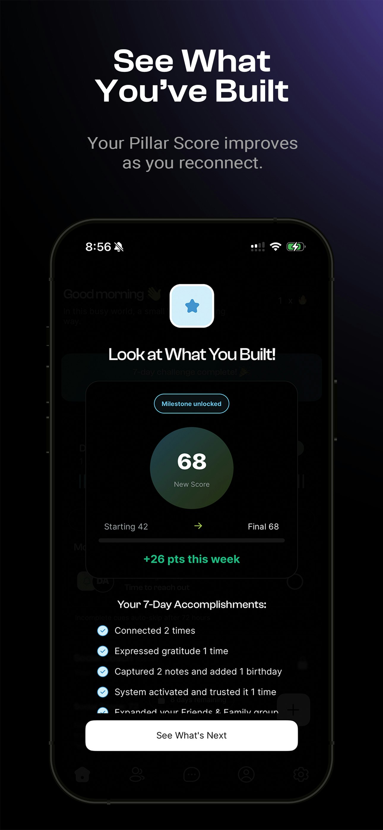 Socialite: Relationship Accountability - Screenshot 4 showing product features and functionality