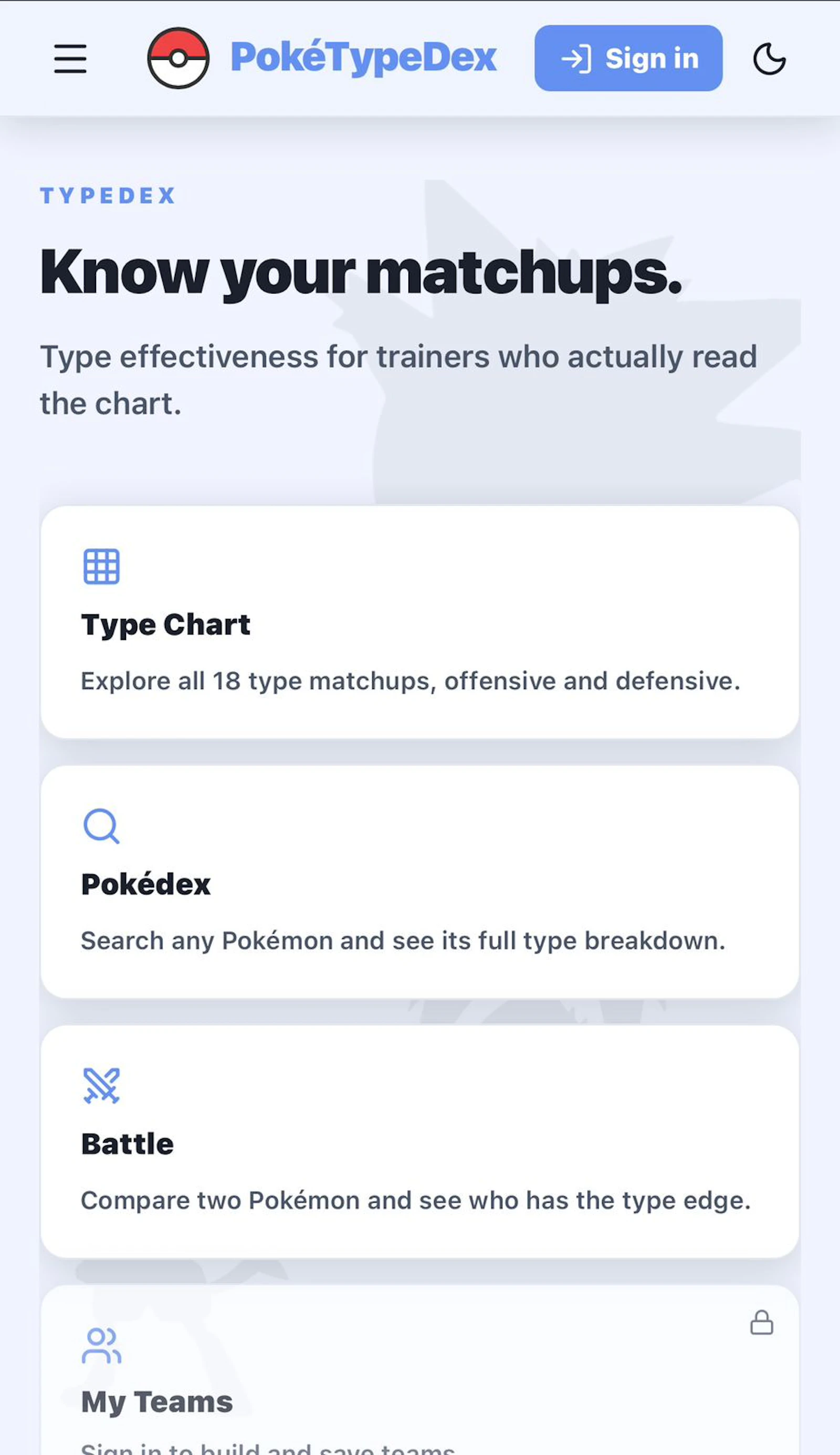 PokéTypeDex screenshot 3