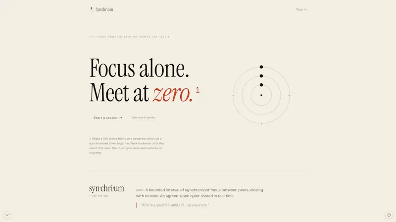 Synchrium screenshot 2