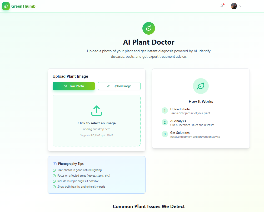 GreenThumb - Screenshot 4 showing product features and functionality