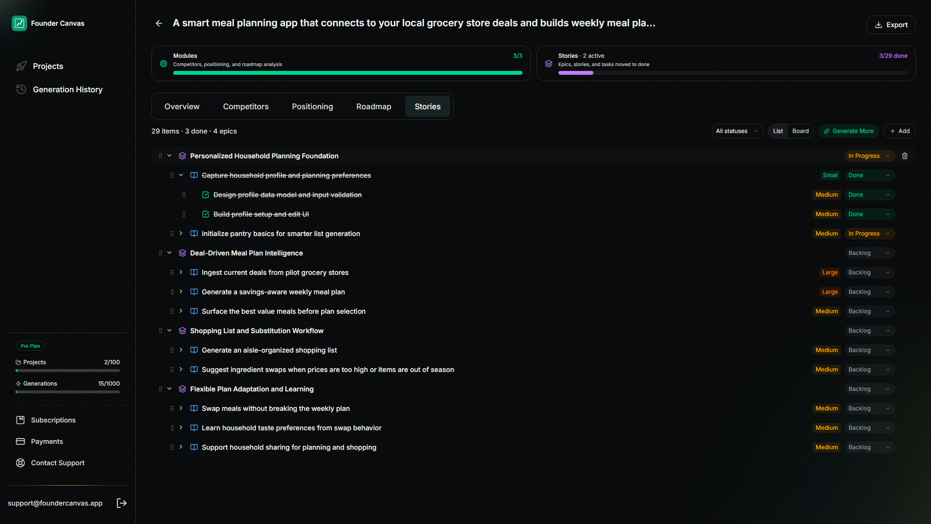 Founder Canvas gallery image