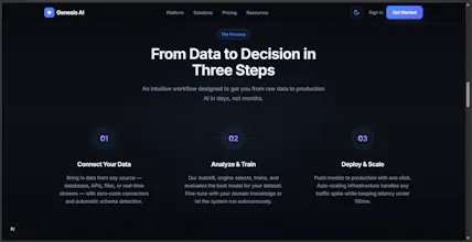 Premium AI SaaS Landing Template gallery image