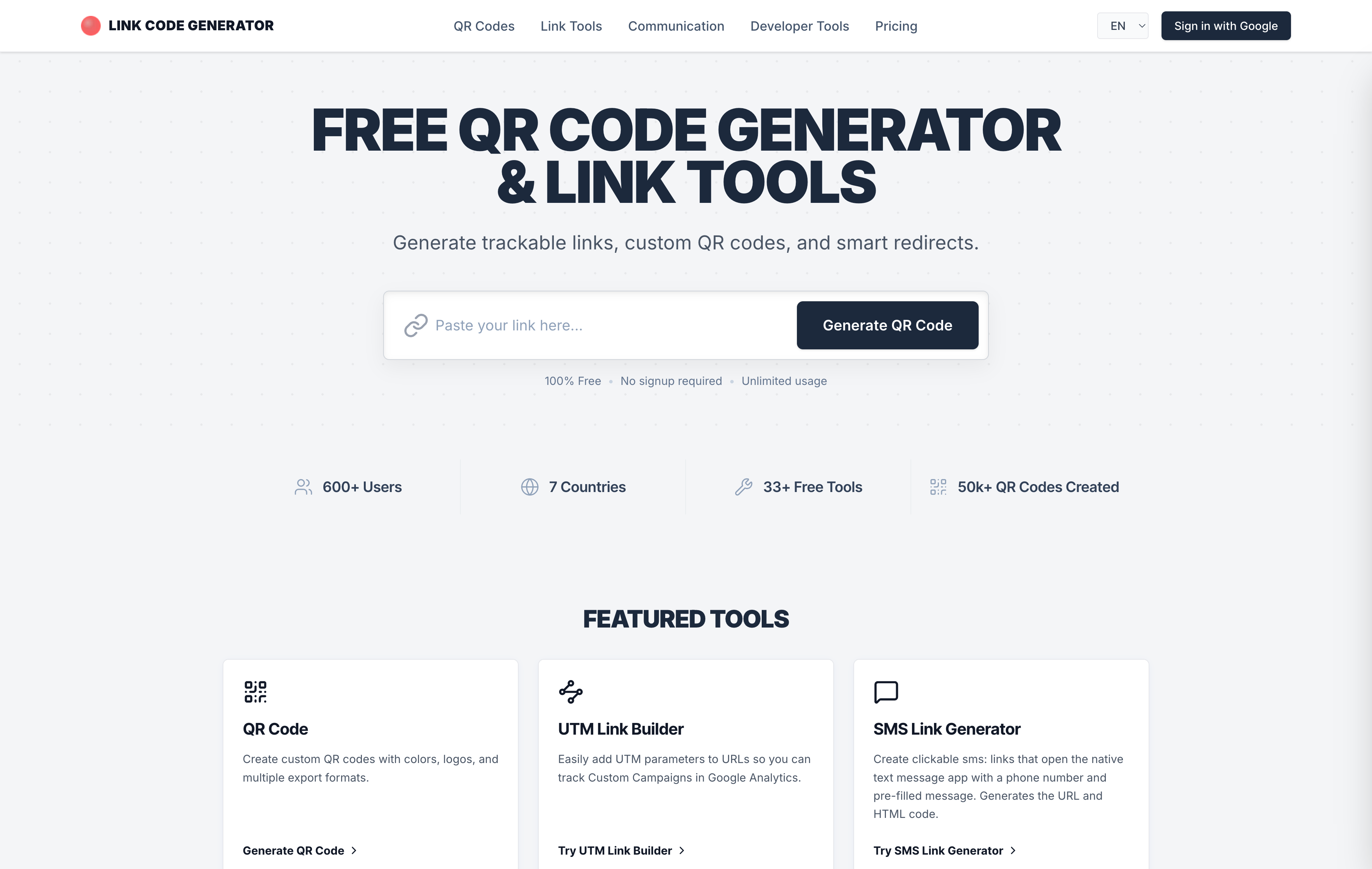 Link Code Generator gallery image