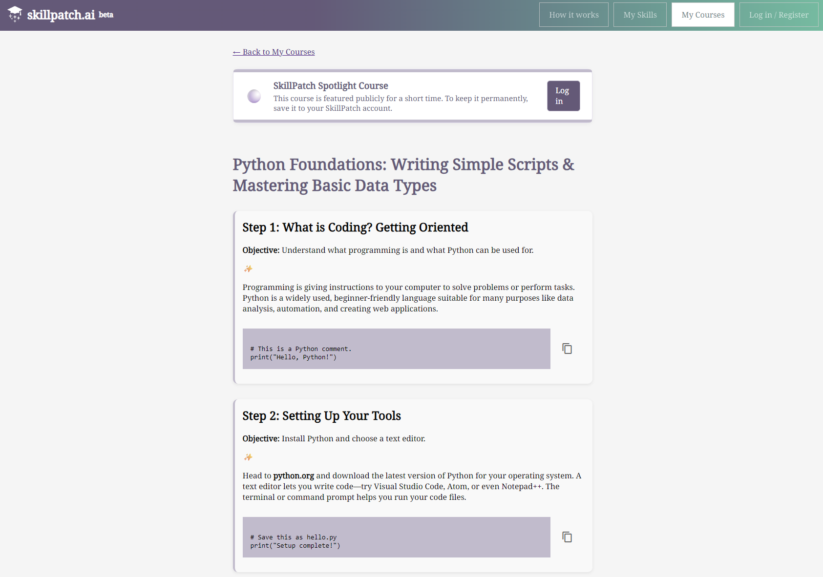 Skillpatch.ai gallery image