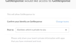 GetResponse Slack Integration  media 2