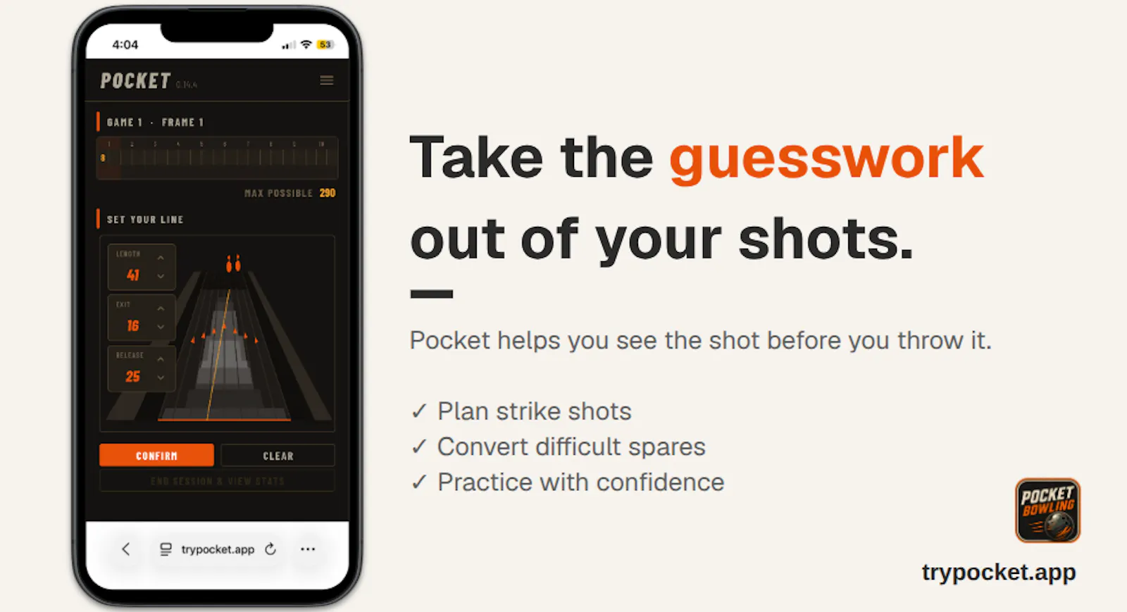 Pocket Bowling App screenshot 3