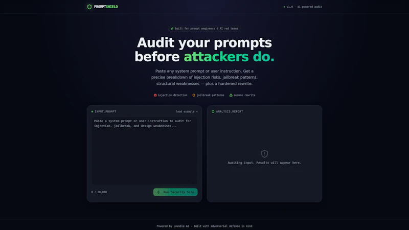 Prompt Guardian  screenshot 1