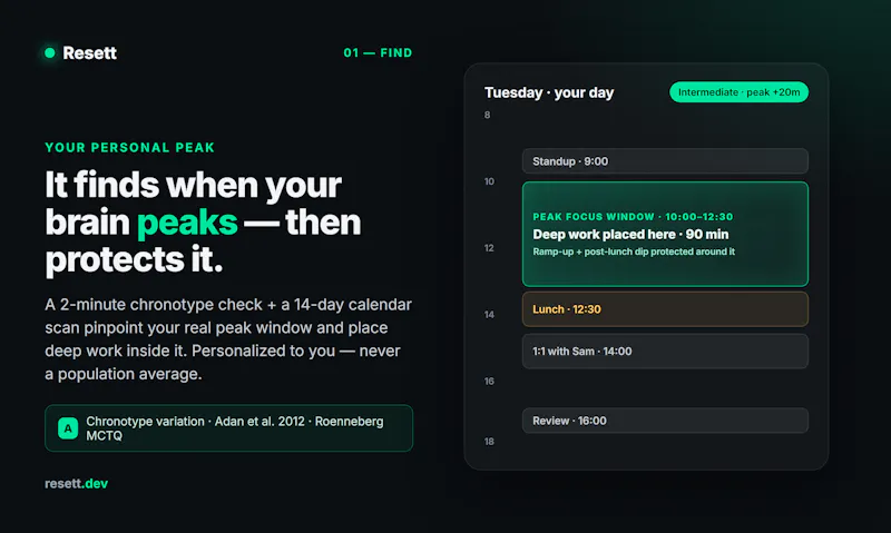 Resett screenshot 1