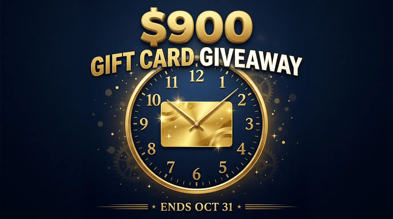 $900 Gift Card Giveaway: Enter Free gallery image
