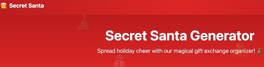 Secret Santa Generator gallery image