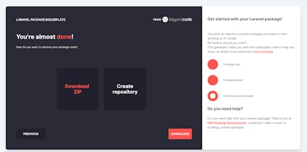 Laravel Package Boilerplate gallery image